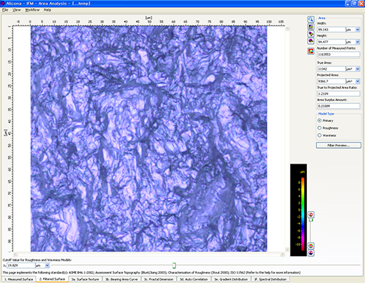 Roughness of Implant surface